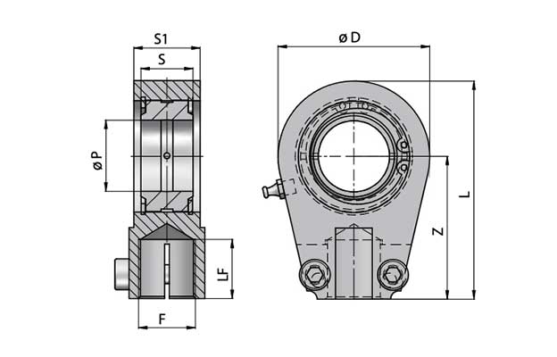 Gelenkkopf TAPR0100U (**) 2 Gelenkkopf TAPR0100U (**) 2