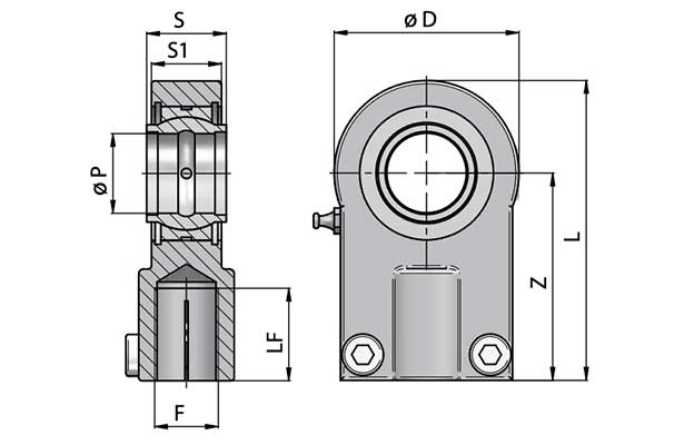 Gelenkauge TAPR6100C 2 Gelenkauge TAPR6100C 2