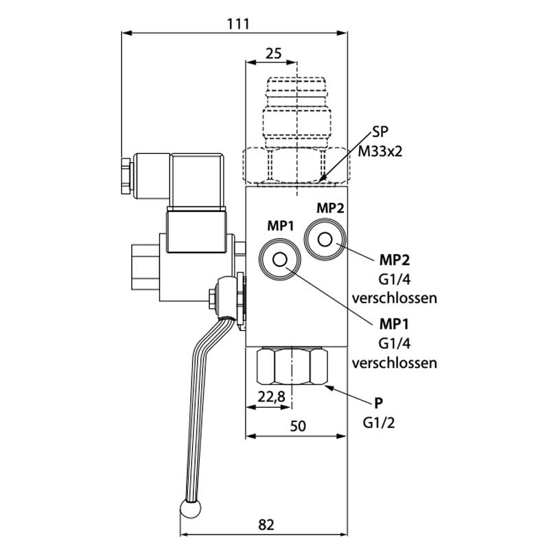 Sicherheits-, Absperrblock SSAB-1.0-10-EO/100-24VDC 7 Sicherheits-, Absperrblock SSAB-1.0-10-EO/100-24VDC 7