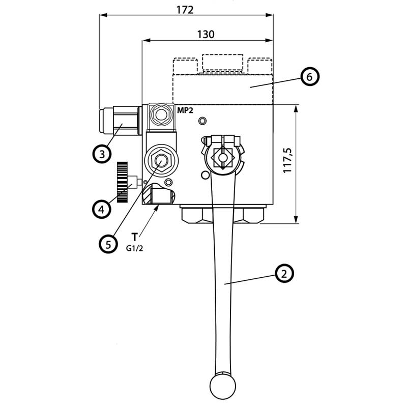 Sicherheits-, Absperrblock SSAB-1.0-30-EO/100-24VDC V 6