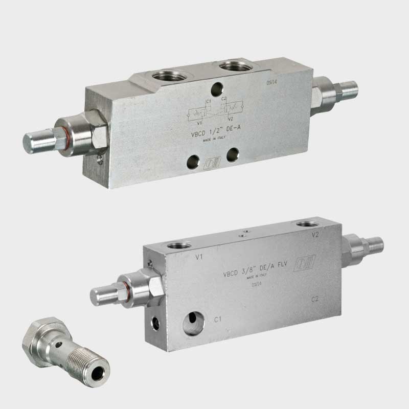 Senkbremsventil doppeltwirkend VBCD1/4“ DE/A 1