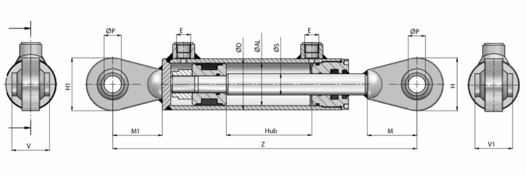 Hydraulikzylinder DW32/20-100 CSR 1 Hydraulikzylinder DW32/20-100 CSR 1