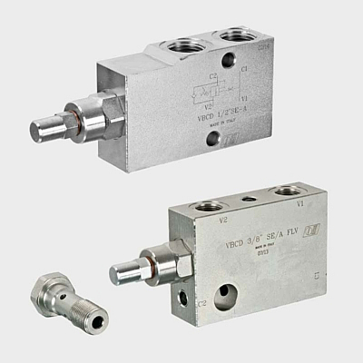 Senkbremsventile einseitig