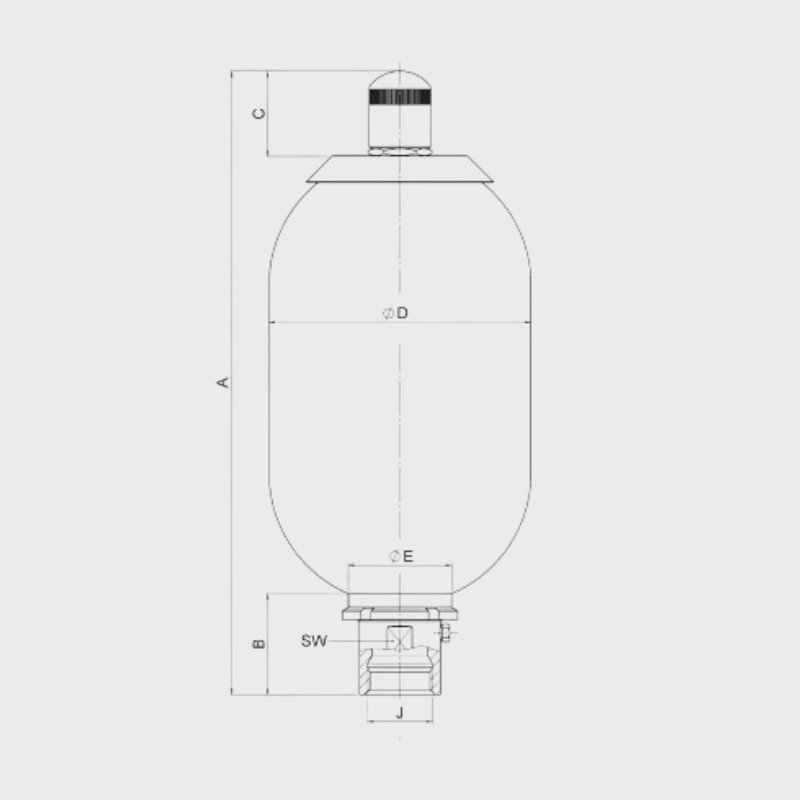 Blasenspeicher SB330-10A1/112U-330A 2