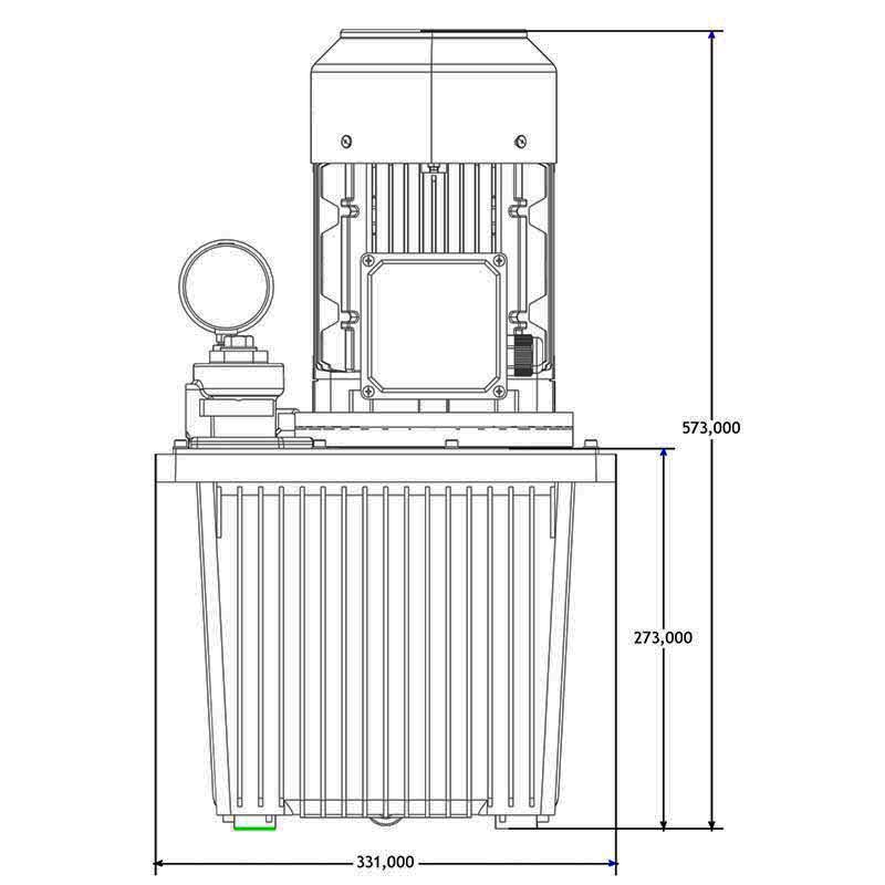 Hydraulikaggregat Druckeinheit V=13L 4 Hydraulikaggregat Druckeinheit V=13L – Bild 4