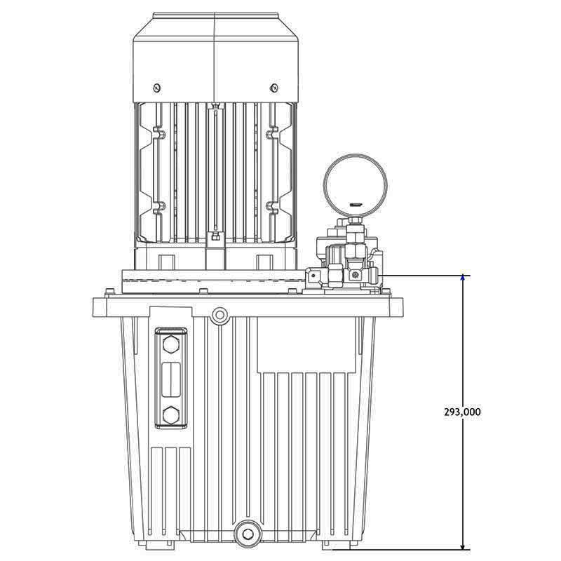 Hydraulikaggregat Druckeinheit V=13L 6 Hydraulikaggregat Druckeinheit V=13L – Bild 6