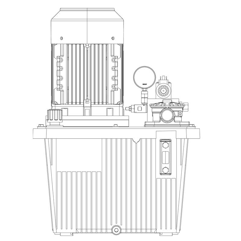 Hydraulikaggregat mit elektrischem Wegeventil V=30L 6 Hydraulikaggregat mit elektrischem Wegeventil V=30L – Bild 6