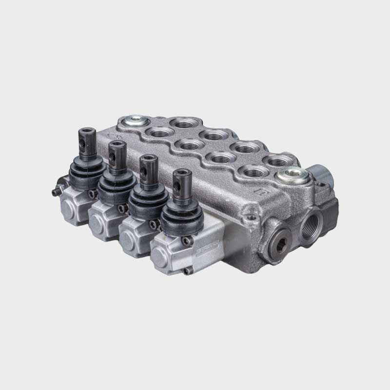 Monoblock Hydraulikventil SD5/4-P(KG3-120)/28L/28L/28L/28L/AET 1 monoblockventile-250-060