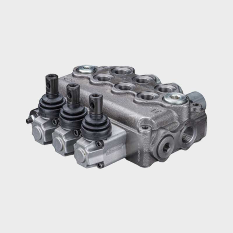 Monoblock Hydraulikventil SD5/3-P(KG3-120)/28L/28L/28L/AET 1 monoblockventile-250a-050