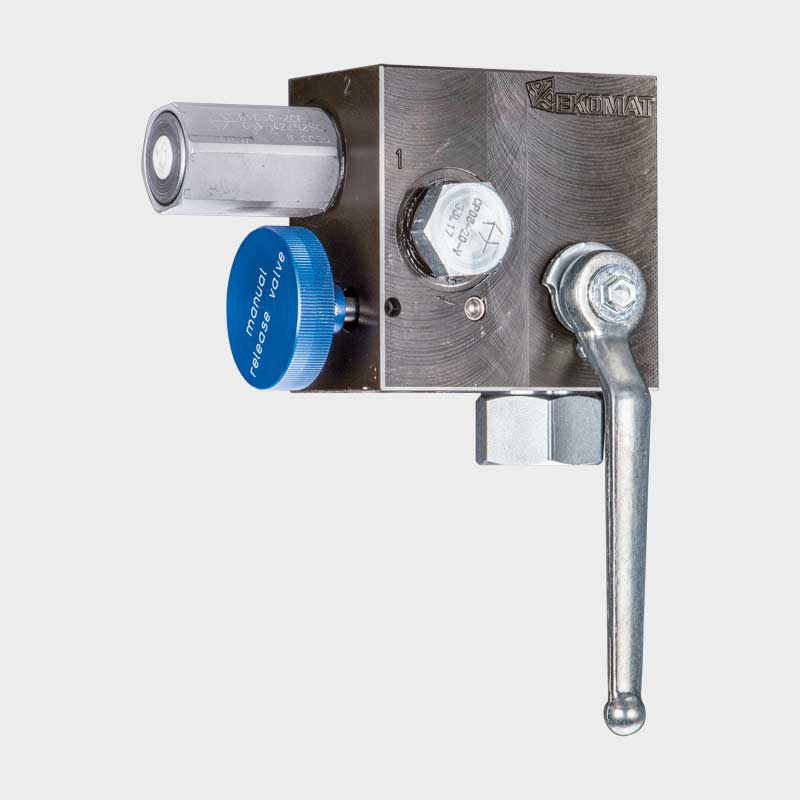 Sicherheits-, Absperrblock SSAB-1.0-10-H/100V 1 speichersicherheitsblock-bg10-8