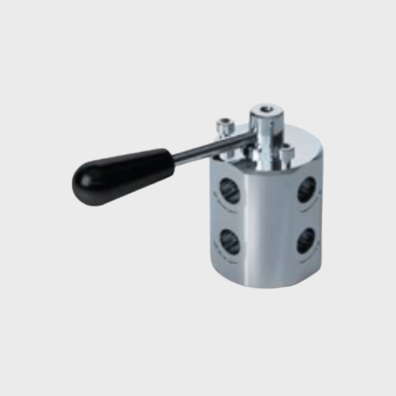 6 Wege Drehumschaltventil 3/8-300bar 1 6 Wege Drehumschaltventil 3/8-300bar 1